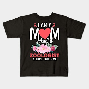 I Am A Mom And A Zoologist Kids T-Shirt